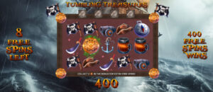 Tumbling Treasures Slots Bonus Game